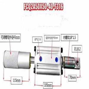 1개 FCQ2A50X50-40-T316 실린더