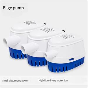 해양 요트 보트 엔진용 12V/24V 자동 빌지 펌프 600-1100GPH 잠수정 - 급속 배수 펌프