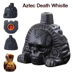 진짜 아즈텍 데스 휘슬, 큰 소리의 비명, 할로윈 파티 장난감, 고딕 해골 수집품, 성인용