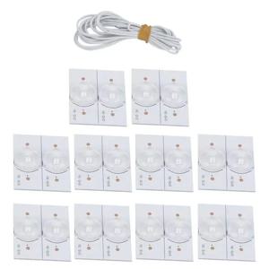 LED TV 수리를 위한 유리 섬유 렌즈 3V 케이블이 있는 20개 SMD LED 렌즈 보드 램프 구슬