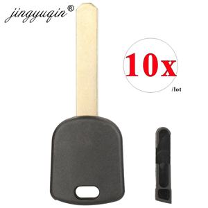 Jingyuqin 10pcs 혼다 CR-V XR-V 어코드 맞는 도시 옥 Fob 자동차 키 트랜스 폰더 Lgnition 쉘 케이스 칩 없음