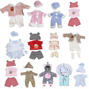 12 인치 30cm 리본 베이비 인형 드레스 점프 슈트 인형 의류 인형 용 미국 인형 액세서리 DIY 장난감 소녀 선물