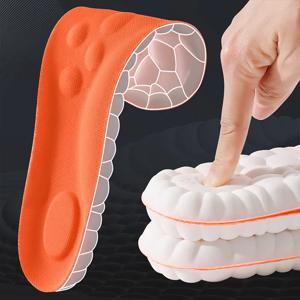 라텍스 스포츠 깔창 부드러운 고탄성 신발 깔창 정형외과용 통기성 탈취 충격 흡수 쿠션 아치 지지 깔창