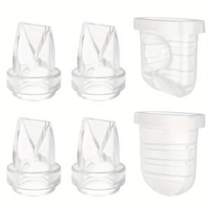 6PCS 덕빌 밸브 및 실리콘 다이어프램 eufy S1 Pro/S1/E10, NCVI/Zooawa/Nuliie S32 유축기 액세서리와 호환 가능