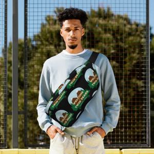 크로스바디 웨이스트 백 트윈 피크스 첫날 선물로 영화 팬들을 위한 편리한 선물, 남녀공용 조절 가능한 힙색