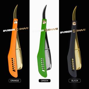 최신 트리머 수동 면도기 전문 스트레이트 에지 스테인레스 스틸 샤프 이발사 면도기 접이식 면도 칼 면도 수염 컷