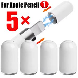 애플 펜슬용 마그네틱 펜슬 캡 5개/1개, 스타일러스 보호 커버 교체용 자석 태블릿 펜 캡