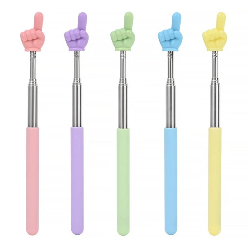 학교 교사용 교구 텔레스코픽 스테인리스 교실 포인트 스틱 리트랙터블 프레젠테이션 화이트보드 핸드 포인터