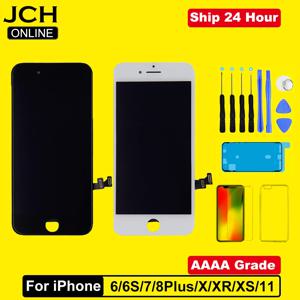 AAAA 등급 iPhone 6 6S 7 8 Plus LCD iPhone X XR XS MAX 11PRO 디스플레이 Pantalla 용 완벽한 3D 터치 스크린 디지타이저 어셈블리