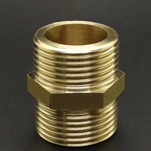 황동 파이프 육각 니플 피팅 퀵 어댑터 1/8
