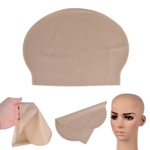 1PCS 가짜 라텍스 살 피부 남여 대머리 가발 모자 고무 스킨 헤드 의상 장난