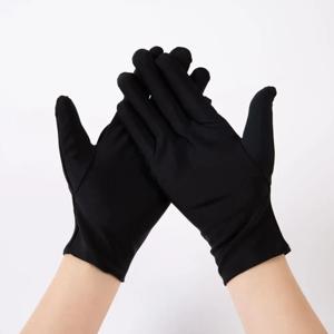 1 쌍 FashionGloves 남자 블랙 에티켓 스트레치 장갑 자전거 오토바이 얇은 순수 실크 라이너 장갑 스키 워킹 내부 장갑