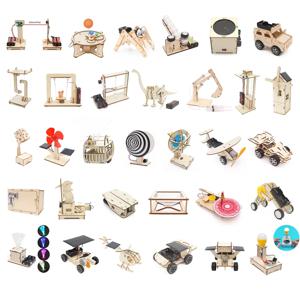 DIY 물리적 모델 과학 실험 교육 장난감 학교 아이를위한 수제 소규모 생산 조립 공예 기술 프로젝트