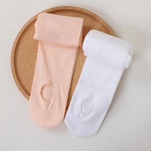 성인 발레 레깅스 90D, 여아용 댄스 스타킹, 어린이용 흰색 살색 벨벳 양말, 팬티스타킹