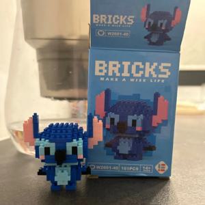 디즈니 108 스타일 스티치 LinaBell 헬로 키티 빌딩 블록 공주 만화 Figrues 벽돌 어린이 조립 장난감 모델 선물