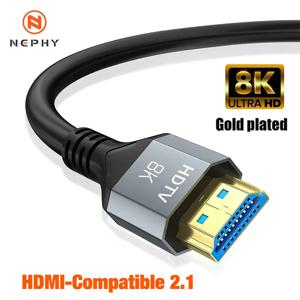 8K HDMI 케이블 8K@60Hz 4K@120Hz HDMI 2.1 초고속 48Gbps 어댑터 RTX 3080 eARC HDR 비디오 케이블 PC 노트북 TV 박스 PS5용
