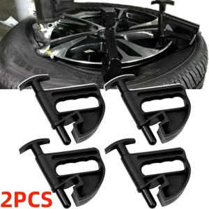 핸즈프리 클램프 스크류 타입 타이어 교환기 헤비듀티 드롭 센터 툴 림 보호 스페이서 포함