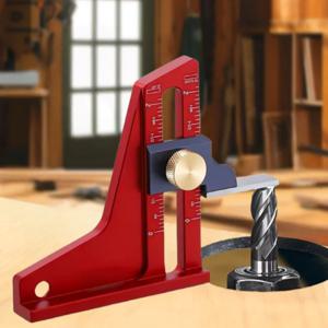 정밀 높이 게이지 - 미터법 깊이 측정 도구, DIY 프로젝트에 이상적, 테이블 톱용 목공 도구, 라우터 테이블용