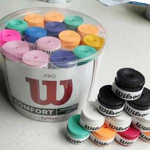 15/30/60 Pcs 윌슨 오버 그립 핸드 접착제 미끄럼 방지 벨트 테니스 라켓 그립 테이프 미끄럼 방지 밴드 낚시대 스웨트 밴드 Pu 핸들