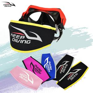 1Pcs 네오프렌 스쿠버 다이빙 마스크 헤드 스트랩 커버 마스크 패딩 처리 된 긴 헤어 밴드 스트랩 래퍼 추가 편안함 장비