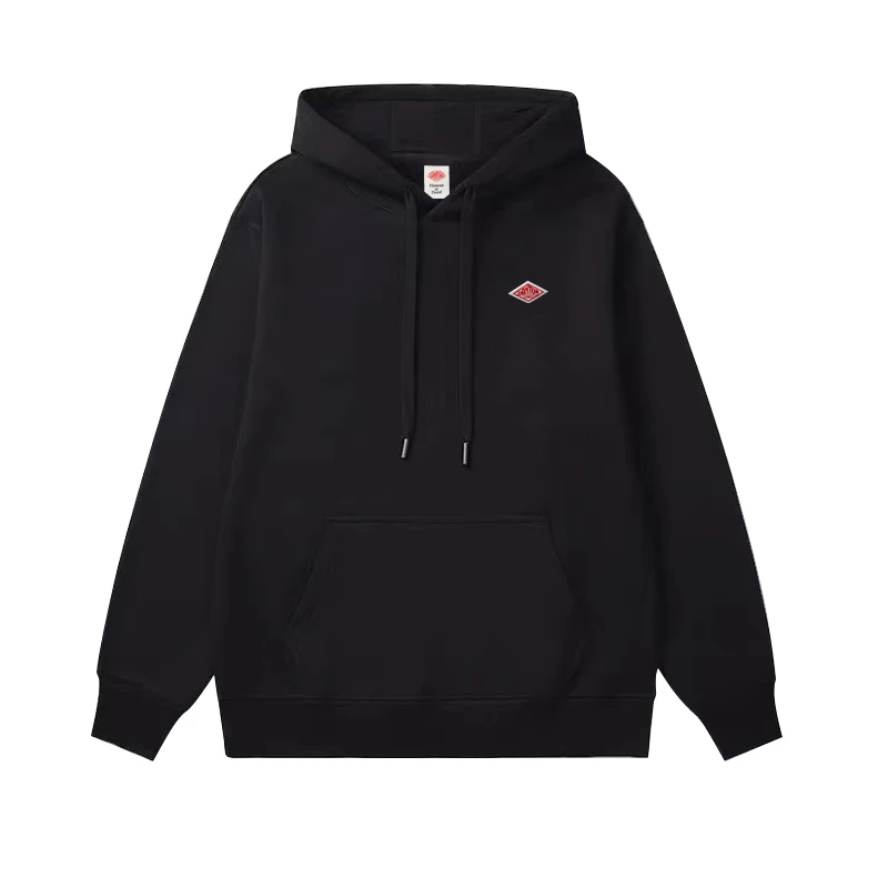 일본 수출 가을 겨울 자수 로고 플러시 두꺼운 남성용 스웨트셔츠 후디 따뜻한 남녀 공용 캐주얼 패션 상의