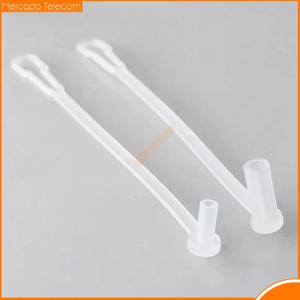 100pcs LC SC 더스트 캡 광섬유 점퍼 패치 코드 용 긴 꼬리 FC SC St LC 1.25/2.5mm 광섬유 ftth 더스트 플러그 커버