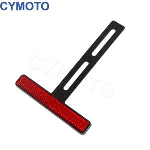 범용 오토바이 후면 반사판 고양이 눈 롱 T 홀더 스쿠터 액세서리 혼다 용 할리 용 야마하 용 KTM 용