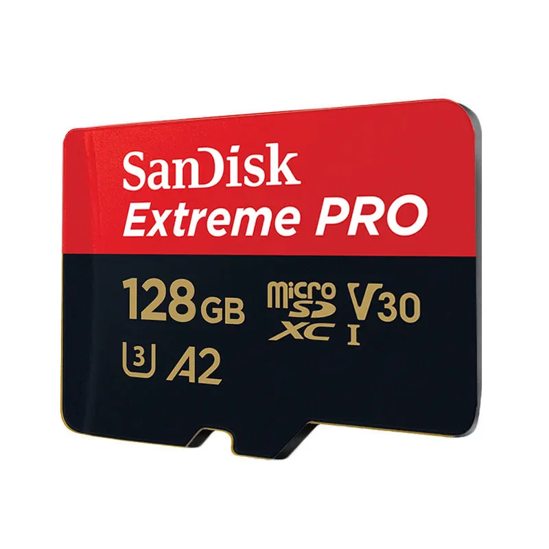 샌디스크 메모리 카드 32GB 마이크로SDHC 카드 64GB 마이크로SDXC UHS-I 64GB 128GB 256GB U3 C10 V30 A2 4K TF 플래시 카드 (DJI용)