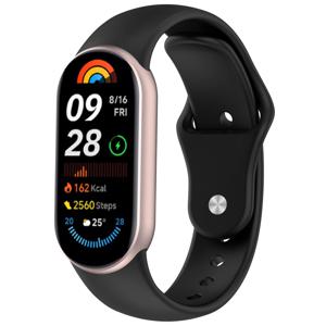 Xiaomi Mi Band 10 9 8 스포츠 스마트 시계 손목 팔찌 Band9 Band8 손목 밴드 액세서리 밴드 용 실리콘 스트랩