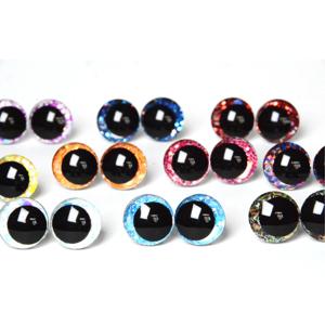 20pcs 새로운 이상한 눈 16mm 18mm 20mm 25mm 30mm 3D 만화 반짝이 장난감 안전 눈 인형 눈 하드 와셔와 눈
