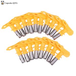 1pc 5 시리즈 에어 브러시 노즐 페인팅 에어리스 페인트 스프레이 건 팁 파우더 코팅 휴대용 페인트 분무기 자동 수리 도구