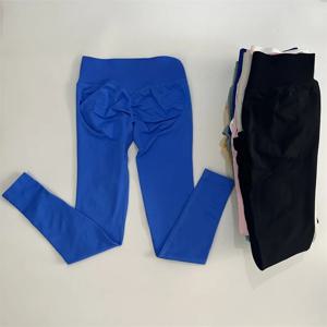 임팩트 레깅스 여성용 로우 리브드 밴드 스크런치 범 심리스 요가 팬츠 짐 레깅스 피트니스 땀 흡수 스트레치 운동 타이츠