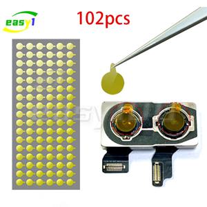 102Pcs 아이폰 6G-14Promax 카메라 수리에 대 한 보호 카메라 스티커 적외선 도트 매트릭스 교체 보호 도구