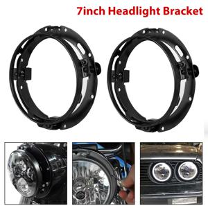7인치 LED 헤드라이트 장착 브래킷 홀더 링 할리용 자동차 랭글러 JK 스즈키 사무라이 오토바이 헤드램프 7인치 브래킷