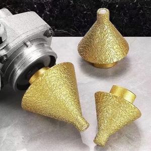 M10 M14 다이아몬드 모따기 코어 드릴 비트 확대 구멍 베벨 연삭 도구 50mm 화강암 대리석 타일 석재 절단 조각