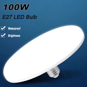 LED 전구 220v E27 기본 가정용 에너지 절약 램프 20W 30W 40W 60W 100W 실내 조명 비행 접시 라이트 앰플 E27