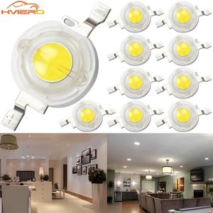 고출력 발광 다이오드 LED 칩, SMD 조명, 비드 이미터, 화이트, 레드, 그린, 블루, 옐로우 전구, 다이오드 램프, DC 3V, 3W, 10 개