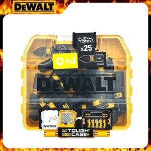 DEWALT DT70555T FLEXTORQ PH2 25mm 임팩트 스크루 드라이버 드라이브 25Pcs 세트 비트 (미니 보관함 패스너 포함) 전동 공구 액세서리