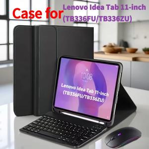 Lenovo Idea Tab 11인치 TB336FU/ZU용 케이스, Lenovo Idea Tab 11인치용 무선 Bluetooth 키보드 커버, 탈착식 키보드