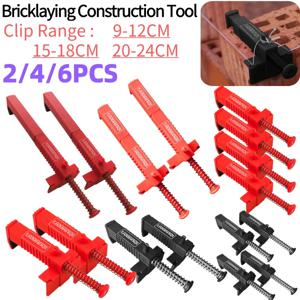 2/4/6개 벽돌쌓기 공구 와이어 드로어 벽돌쌓기 도구 브릭 라인 클립 라인 러너 건축 공사용