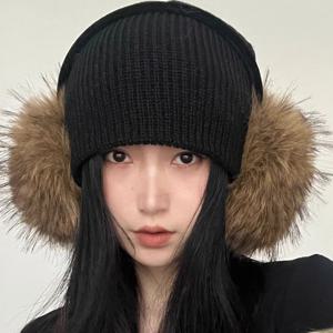 Y2k 플러시 귀마개 귀덮개 방한 여성 귀덮개 한국 귀여운 털 귀마개 따뜻한 헤드폰 Y2k 소녀 액세서리 선물