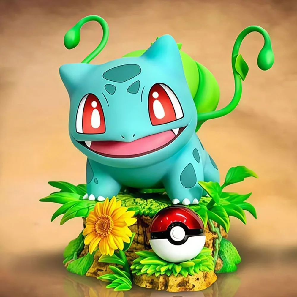 10cm/3.94in 애니메이션 포켓몬 피규어 Bulbasaur 액션 피규어 Pvc 컬렉션 모델 장난감 어린이 선물용