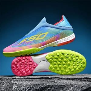 새로운 남성용 축구화 잔디용 성인용 논슬립 축구화 초경량 스포츠 실내 클리츠 FG 터프 풋살 편안함