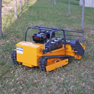 맞춤형 디젤 엔진 소형 로봇 잔디깎이, 절단 폭 800mm, 1000mm, 1200mm, 원격 제어 트랙형 잔디깎이