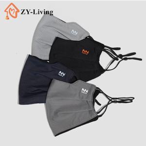 남성용 자외선 차단 페이스 마스크 재사용 가능한 통기성 UV 페이스 쉴드 솔리드 컬러 워셔블 페이스 마스크 여름 사이클링 페이스 마스크