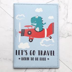 1Pc 귀여운 만화 가죽 여권 커버 남성 여성 어린이 여행 여권 ID 카드 홀더 지갑 휴대용 탑승 액세서리