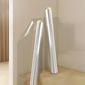 45cm 정전기 벽 보호 필름 투명 비 접착 흡착 벽 스티커 방수 및 먼지 방지