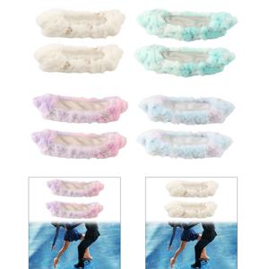 성인용 스케이트 블레이드 커버, 플란넬 스케이트 가드, 스케이트 블레이드 보호대, 남녀공용 아이스 스케이트 하키 스케이트, 피겨 스케이트