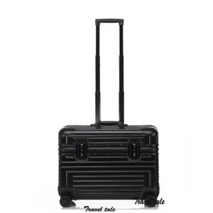 캐리 러브 알루미늄 스피너 카메라 트롤리 여행 가방, 조종사 수하물 가방, 바퀴 달린 사진 여행 가방, 18 인치