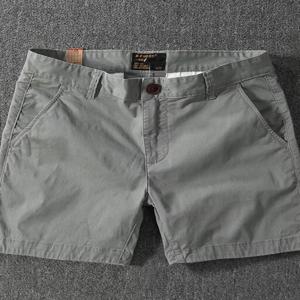 여름 캐주얼 면 반바지 화려한 비치 팬츠 미드웨이스트 4단 무릎 노출 청소년 패션 통기성 좋은 편안한 반바지